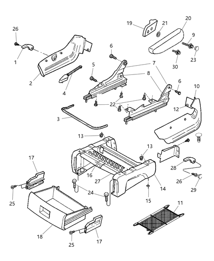 Shield Closeout Panel Diagram for 5066081AA