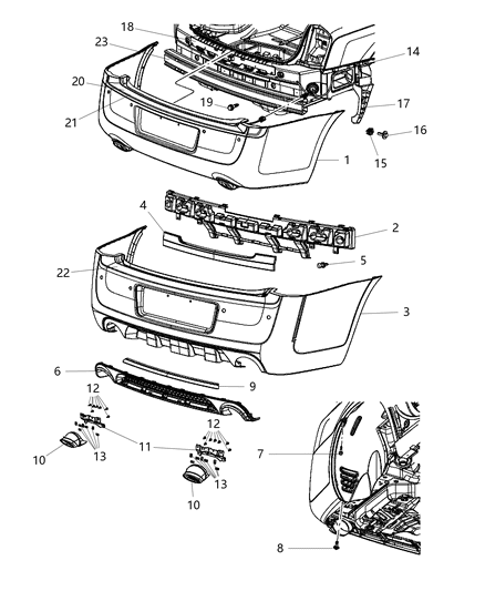 2003 Dodge Ram 2500 Bracket Fascia Support Diagram for 57010399AC