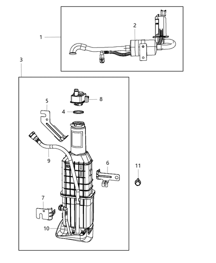 Canister Vapor Diagram for 5147384AK