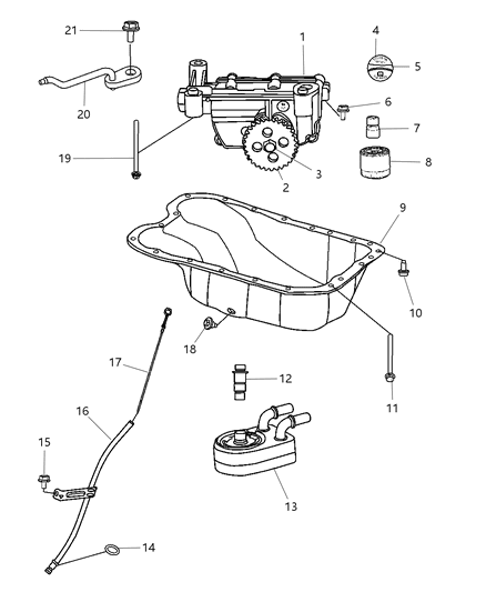1993 Dodge D250 Bolt [M8X1.25X55] Diagram for 2111825000