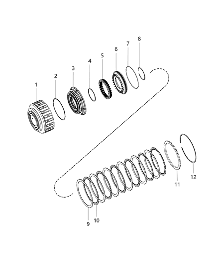 1987 Jeep Cherokee O Ring Diagram for 68019797AA