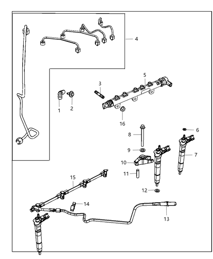 1987 Jeep J10 Fitting Diagram for 68092299AA