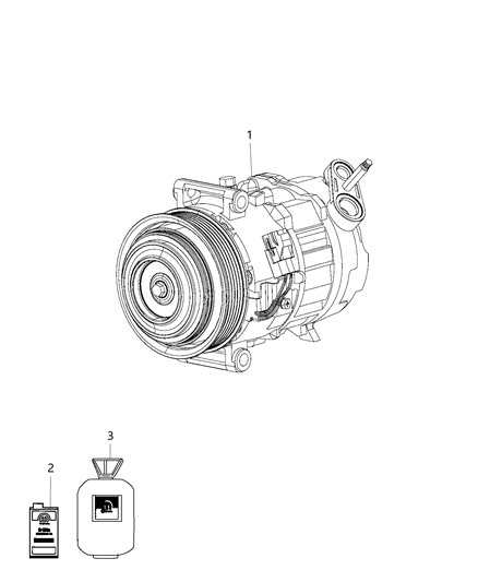 2001 Jeep Cherokee Refrigerant R134A 1 Pound Diagram for 82300101GB