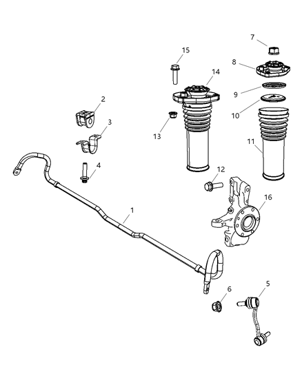 2017 Ram ProMaster 3500 Knuckle Front See Note Diagram for 68006695AA