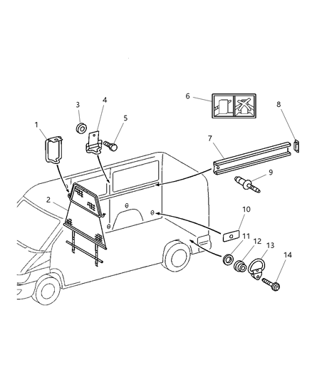 2024 Ram ProMaster 2500 Washer None Sprinter Diagram for 5103726AA