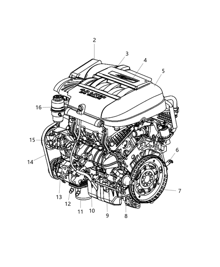 Sensor Crankshaft Position Diagram for 5029811AC
