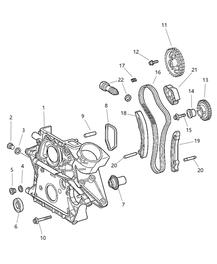 Screw Diagram for 5086285AA