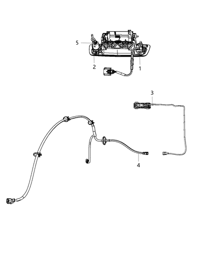 2011 Jeep Liberty Camera Diagram for 56054164AA