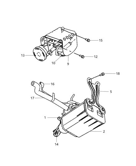 1985 Dodge 600 Pump Leak Detection Diagram for 4891417AB