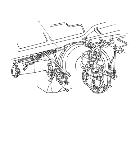 1997 Dodge Ram Van Fuselink , (120A ) (Circuit Breaker) Alternator Diagram for 6101756