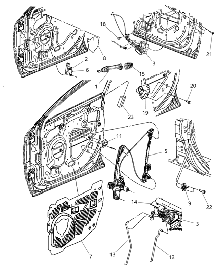 Handle Exterior Door With Gasket Diagram for TY22WS2AC