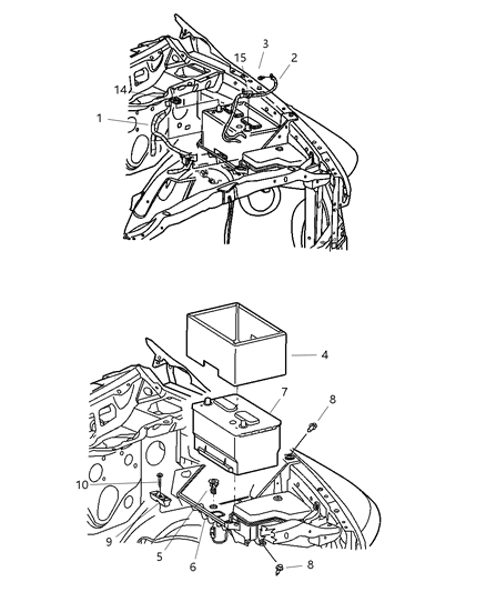 Battery Storage Diagram for BL065600AA