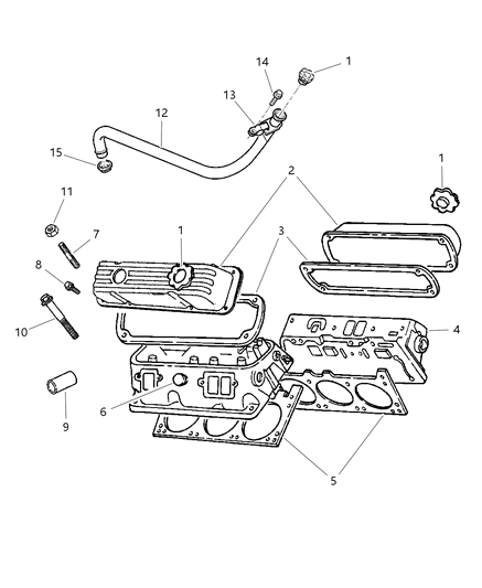 2019 Ram 3500 Head, Cylinder, Partial Diagram for 6034691