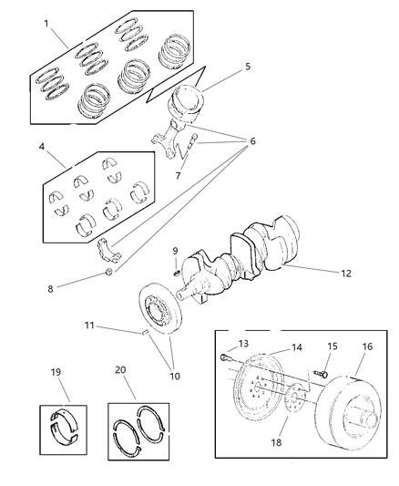 2006 Dodge Charger Converter Package Torque Diagram for 4797544AB