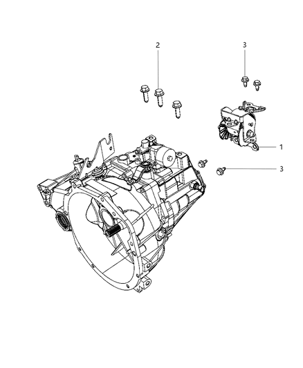 2002 Jeep Grand Cherokee Insulator Engine Mount Diagram for 5105669AF