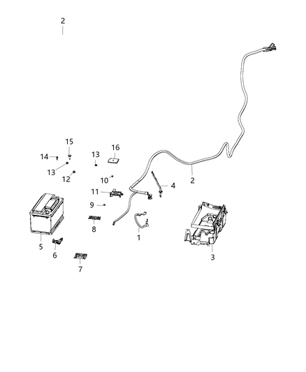 Battery Storage Diagram for BB0H7730AA