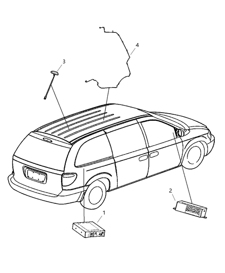 2015 Dodge Charger Wiring Hands Free Communication Diagram for 4869732AD
