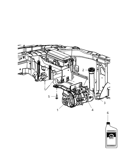 Fluid Hydraulic Hybrid (Pentosin 11S) Diagram for 5127381AA
