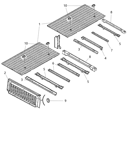 Sill Box Diagram for 55275531AH