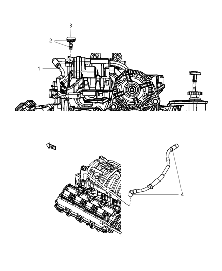 2002 Jeep Liberty Hose Make Up Air Diagram for 53034047AC