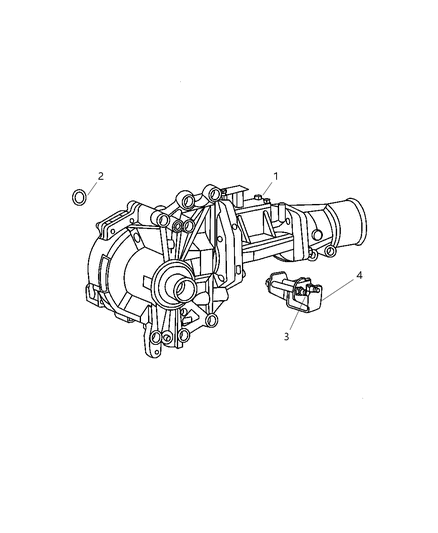 2000 Jeep Grand Cherokee Power Transfer Unit See Note Diagram for 3200A067