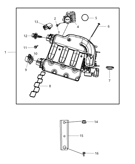 Actuator Diagram for 5149095AB
