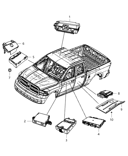 1986 Jeep Cherokee Module Transfer Case Control Diagram for 56029559AD