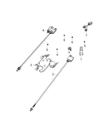 2009 Jeep Liberty Sensor Particulate Matter Diagram for 68250216AC