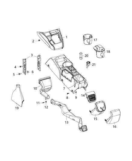 1986 Jeep Comanche Cap Power Outlet Diagram for 68270284AA