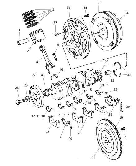 Sleeve And Bushing, Drive Pinion Pilot Diagram for 53009180