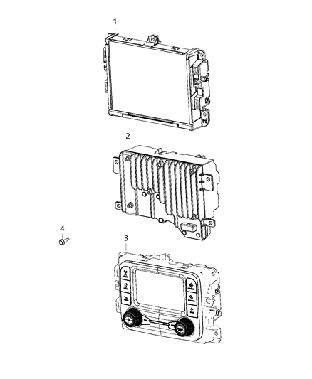 Radio Multi Media Diagram for 68467271AC