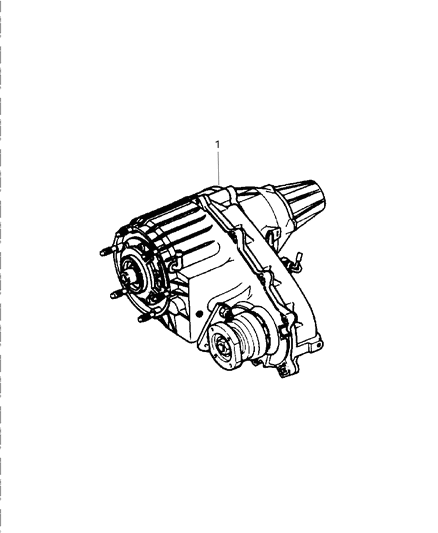 2008 Dodge Dakota Transfer Case See Note Diagram for 52853308AB