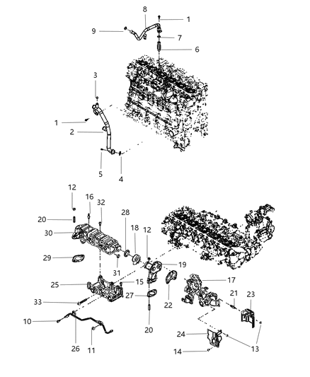 O Ring Diagram for 68049022AA