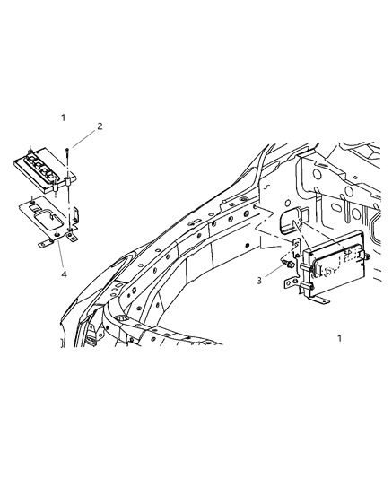 Module Powertrain Control Generic Diagram for 5094355AC