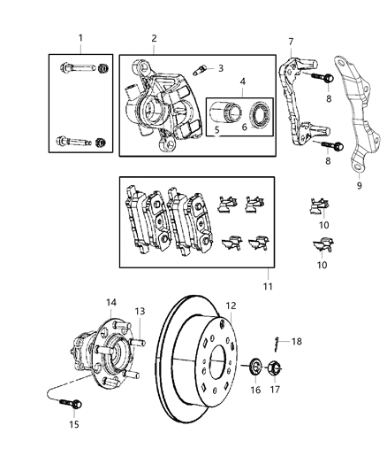 Rotor Brake Diagram for 2AMV3999AA