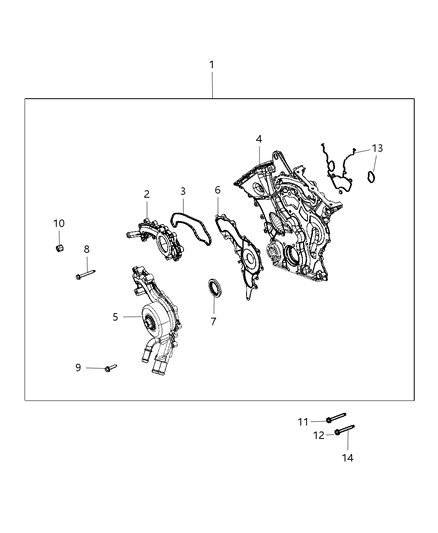 Pump Water Diagram for 5184498AI