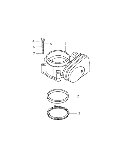 Throttle Body Diagram for 53032837AA