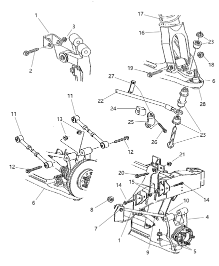 2013 Dodge Durango Bushing, Sway Bar (Rubber Ms - Z77) Diagram for 4695744