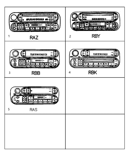 2005 Chrysler PT Cruiser Wiring Kit Audio System Adapter Diagram for 82207523