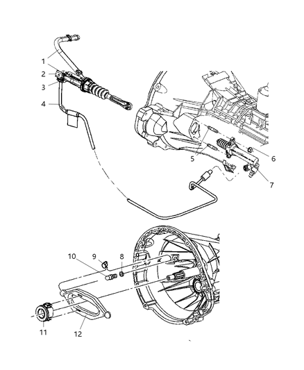 Master Cylinder Diagram for 52125159AF