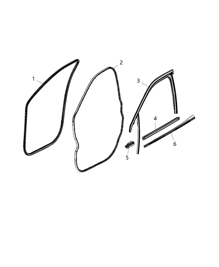 1991 Dodge Ram 50 Pad, Driver Side Diagram for 68242119AA