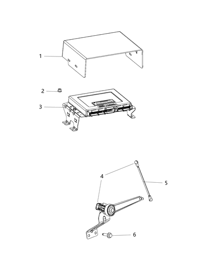 2016 Ram 2500 Module Air Suspension Diagram for 68145962AH