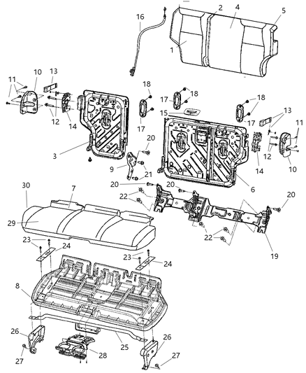 Bezel Seat Belt Diagram for 1JG781DVAA