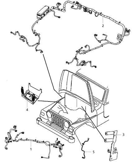 1987 Jeep J20 Wiring Headlamp Diagram for 68274506AE