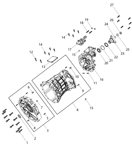 1994 Dodge B150 Washer Diagram for 68056411AA