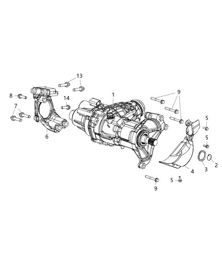 Bolt Hexagon Flange Head M8X1.25X60.00 Diagram for 6511597AA