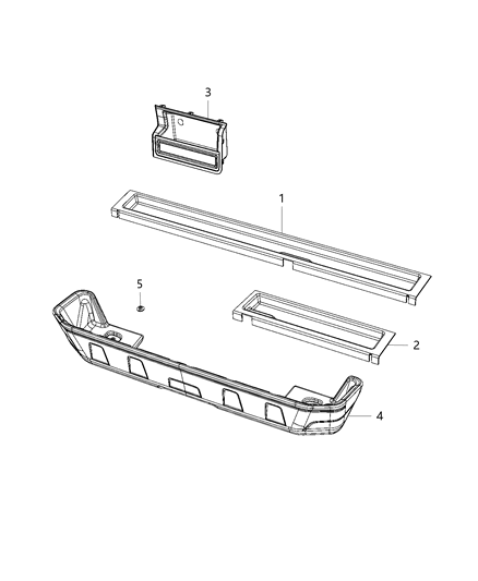 1992 Dodge Ram 50 Panel Cargo Compartment Lower Diagram for 6NK26TX7AC