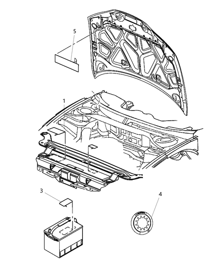 1984 Dodge Ram 50 Label A/C System Diagram for 68420855AA