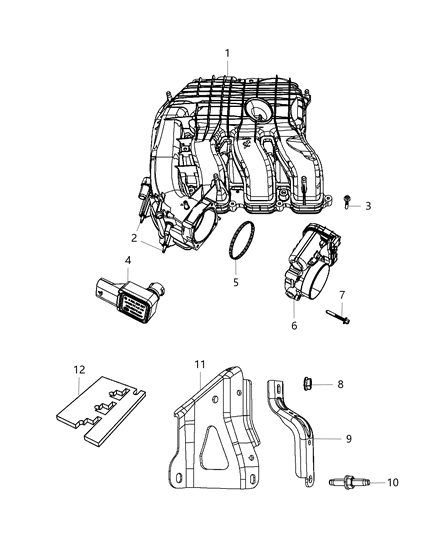 Bracket Diagram for 5281882AA