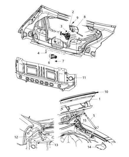 Panel Deck Opening Lower Diagram for 5112799AD